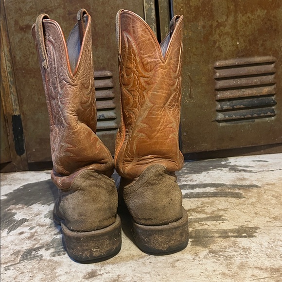 Vintage Western Leather Boots - Picture 3 of 4